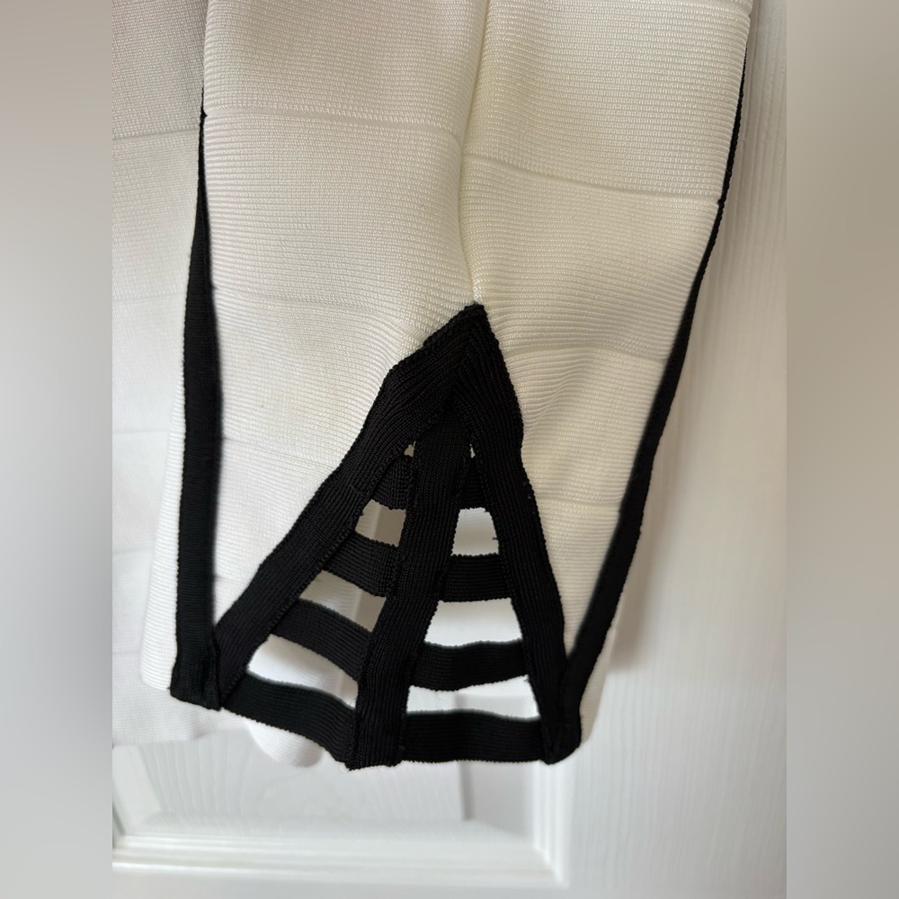 Bebe Black & White Cage Dress - brand new with tags - Picture 4 of 9